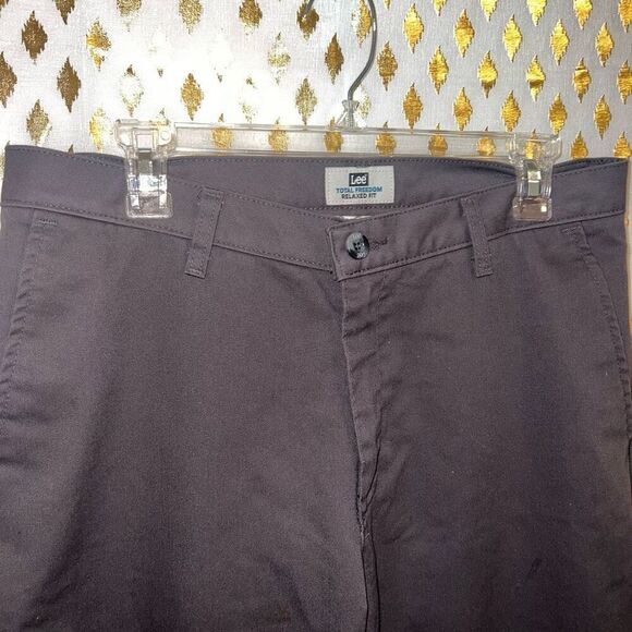 Lee gray chinos men’s chino pants size 32x32 - Picture 4 of 4